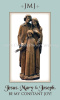 JMJ Forever - Holy Family - Prayer Card (LARGE)